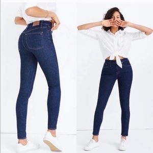 Madewell curvy high rise skinny jeans